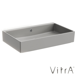 Vitra - Vitra ArchiPlan Dar Lavabo, 60x38 cm, Mat Taş Gri, VitraClean