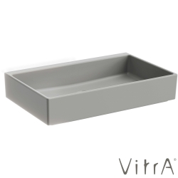 Vitra - Vitra ArchiPlan Dar Lavabo, 60x38 cm, Mat Taş Gri, VitraClean