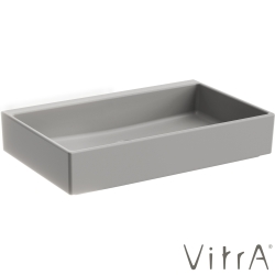 Vitra - VitrA ArchiPlan Dar Çanak Lavabo, 60x38 cm, Mat Taş Gri, VitrAClean