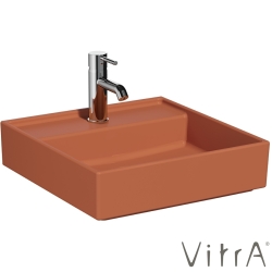 Vitra - Vitra ArchiPlan Lavabo, 45x46 cm, Mat Terra Rosa, VitraClean