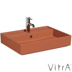 Vitra - Vitra ArchiPlan Lavabo, 60x46 cm, Mat Terra Rosa, VitraClean