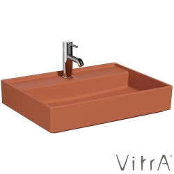 Vitra - Vitra ArchiPlan Lavabo, 60x46 cm, Mat Terra Rosa, VitraClean