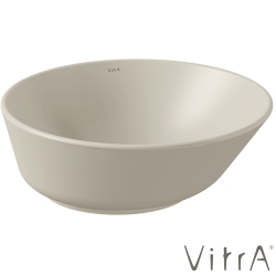 Vitra - Vitra Geo Yuvarlak Çanak Lavabo, 38 cm, Mat Kum Beji