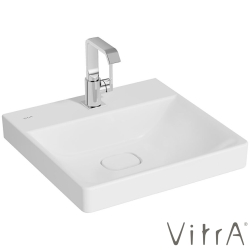 Vitra - Vitra Metropole Lavabo, 50 cm, Mat Beyaz, VitraClean - 7525B401-0041