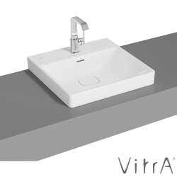 Vitra - Vitra Metropole Çanak Lavabo, 50 cm, Mat Beyaz, VitraClean