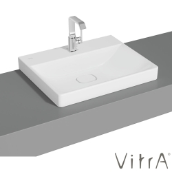 Vitra - Vitra Metropole Çanak Lavabo, 60 cm, Mat Beyaz, VitraClean - 7526B401-0937