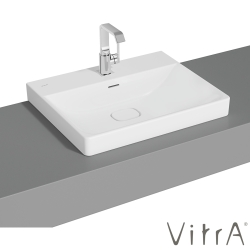 Vitra - Vitra Metropole Çanak Lavabo, 60 cm, Mat Beyaz, VitraClean