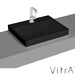 Vitra - Vitra Metropole Çanak Lavabo, 60 cm, Mat Siyah, VitraClean - 7526B483-0937