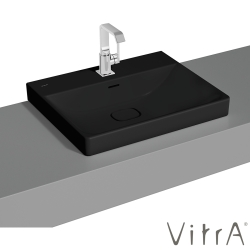 Vitra - Vitra Metropole Çanak Lavabo, 60 cm, Mat Siyah, VitraClean