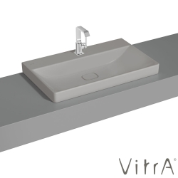 Vitra - Vitra Metropole Çanak Lavabo, 80 cm, Mat Taş Gri, VitraClean - 7527B476-0937