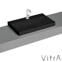 Vitra - Vitra Metropole Çanak Lavabo, 80 cm, Mat Siyah, VitraClean - 7527B483-0937
