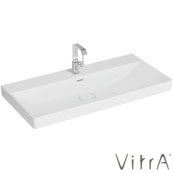 Vitra - Vitra Metropole Lavabo, 100 cm, Mat Beyaz, VitraClean