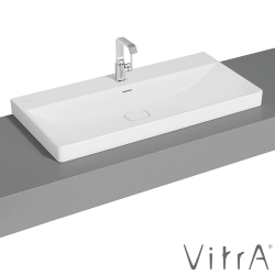 Vitra - Vitra Metropole Çanak Lavabo, 100 cm, Mat Beyaz, VitraClean
