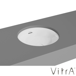 Vitra - Vitra Metropole Yuvarlak Tezgah Altı Lavabo, 40 cm, VitraClean