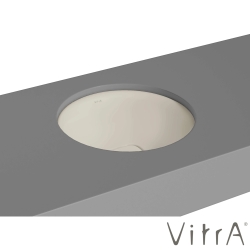 Vitra - Vitra Metropole Yuvarlak Tezgah Altı Lavabo, 40 cm, Mat Kum Beji