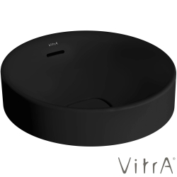 Vitra - Vitra Metropole Çanak Lavabo, 40 cm, Mat Siyah, VitraClean