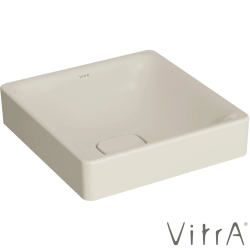 Vitra - Vitra Metropole Kare Çanak Lavabo, 40 cm, Mat Kum Beji
