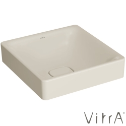 Vitra - Vitra Metropole Kare Çanak Lavabo, 40 cm, Mat Kum Beji - 7533B022-1398