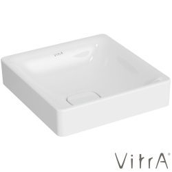 Vitra - Vitra Metropole Kare Çanak Lavabo, 40 cm, VitraClean - 7533B403-1398