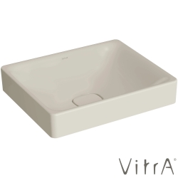 Vitra - Vitra Metropole Dikdörtgen Çanak Lavabo, 50 cm, Mat Kum Beji