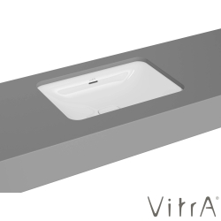 Vitra - Vitra Metropole Dikdörtgen Tezgah Altı Lavabo, 60 cm, VitraClean