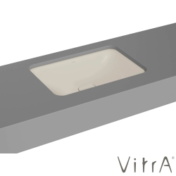 Vitra - Vitra Metropole Dikdörtgen Tezgah Altı Lavabo, 60 cm, Mat Kum Beji