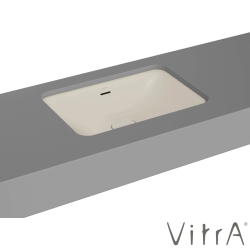 Vitra - Vitra Metropole Dikdörtgen Tezgah Altı Lavabo, 60 cm, Mat Kum Beji
