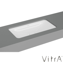 Vitra - Vitra Metropole Dikdörtgen Tezgah Altı Lavabo, 80 cm, VitraClean - 7536B403-1083