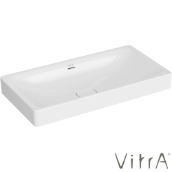 Vitra - Vitra Metropole Dikdörtgen Çanak Lavabo, 80 cm, VitraClean