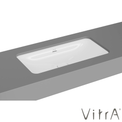 Vitra - Vitra Metropole Dikdörtgen Tezgah Altı Lavabo, 80 cm, VitraClean