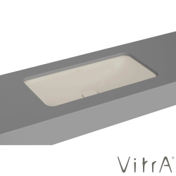 Vitra - Vitra Metropole Dikdörtgen Tezgah Altı Lavabo, 80 cm, Mat Kum Beji