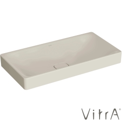 Vitra - Vitra Metropole Dikdörtgen Çanak Lavabo, 80 cm, Mat Kum Beji