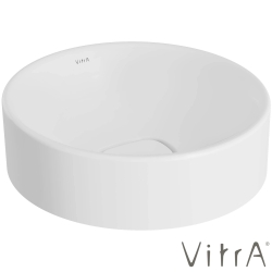 Vitra - Vitra Metropole Yuvarlak Çanak Lavabo, 38 cm (Kompakt) Mat Beyaz, VitraClean