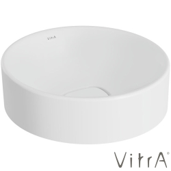 Vitra - Vitra Metropole Yuvarlak Çanak Lavabo, 38 cm (Kompakt) Mat Beyaz, VitraClean - 7542B401-1398
