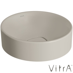 Vitra - Vitra Metropole Yuvarlak Çanak Lavabo, 38 cm (Kompakt) Mat Kum Beji - 7542B422-1398