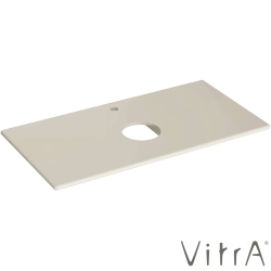 Vitra - VitrA Metropole Seramik Üst Tezgah, 100 cm, Mat Kum Beji - 7544B022-1826