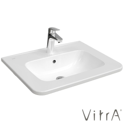 Vitra - Vitra S20 Round Etajerli Lavabo, 60 cm - 7680B003-0001