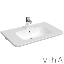 Vitra - Vitra S20 Round Etajerli Lavabo, 80 cm - 7681B003-0001