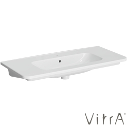 Vitra - Vitra S20 Round Etajerli Lavabo, 100 cm - 7682B003-0001