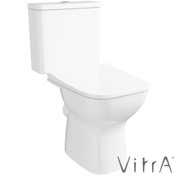 Vitra - Vitra S20 Square SmoothFlush Kanalsız Arkası Açık Takım Klozet, 63 cm