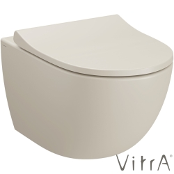 Vitra - Vitra Sento Rim-ex Kanalsız Asma Klozet, Mat Kum Beji