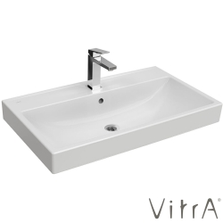 Vitra - Vitra Integra Square Dikdörtgen Lavabo, 80x47 cm - 7897B003-0001