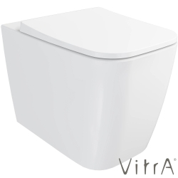 Vitra - VitrA Metropole Square QuantumFlush Kanalsız Duvara Tam Dayalı Yerden Tek Klozet, 56 cm