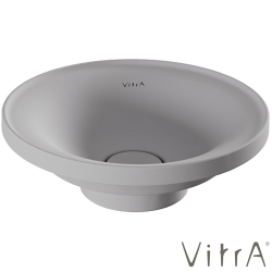 Vitra - Vitra Gala Yuvarlak Çanak Lavabo, 45 cm, Mat Taş Gri - 7918B476-2279
