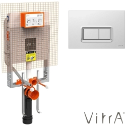 Vitra - Vitra Gömme Rezervuar Seti (Gömme Rezervuar + Parlak Krom Panel)