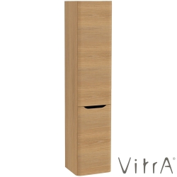 Vitra - Vitra Integra Round Çift Kapaklı Çamaşır Sepetli Boy Dolabı, Altın Meşe (Sağ) - 80012