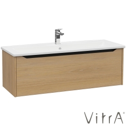 Vitra - Vitra Integra Square Tek Çekmeceli Lavabo Dolabı, Ayaksız, 120 cm, Altın Meşe - 80159
