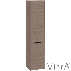 Vitra - Vitra Integra Square Çift Kapaklı Çamaşır Sepetli Boy Dolabı, Moka Meşe (Sağ) - 80316