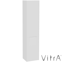 Vitra - Vitra Integra Square Çift Kapaklı Çamaşır Sepetli Boy Dolabı, Mat Beyaz (Sol) - 80328