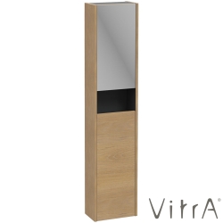 Vitra - Vitra Integra Square Çift Kapaklı Aynalı Boy Dolabı, Altın Meşe (Sağ) - 80339